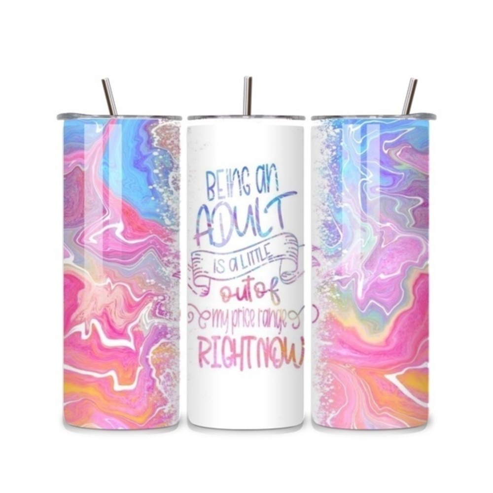 Adulting is Out of my Price Range 20oz Stainless Steel Tumbler